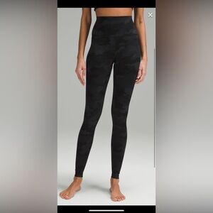 Lululemon Align  Camo green twill